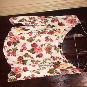 Plus sized Floral top